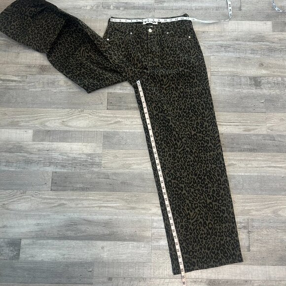 PTCL Ethical Brand Animal Print Wide Leg Women's Jeans S22 - Picture 5 of 7